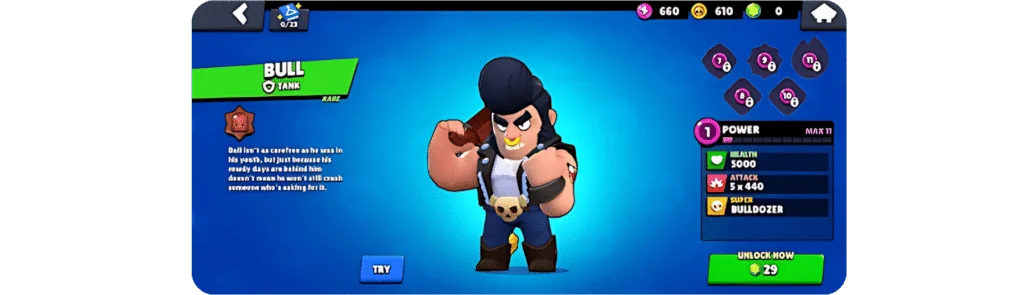 Bull Brawl Stars guide 6