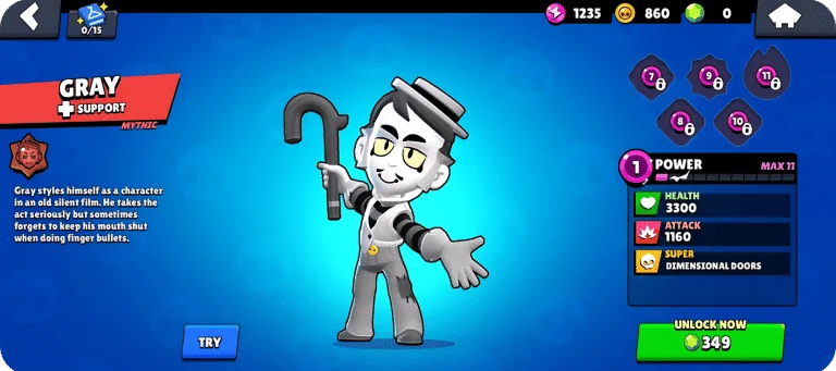 Gray Brawl Stars guide 2
