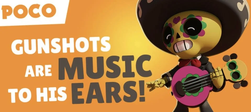 Poco Brawl Stars best build 2026 Tuning Fork Screeching Solo